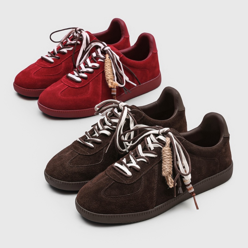 Men Shoes Must Have - 高品質で軽量な高級メンズカジュアルシューズ、ダブルストラップデザイン、スエード素材で快適で柔らかく、ストリートに欠かせません。