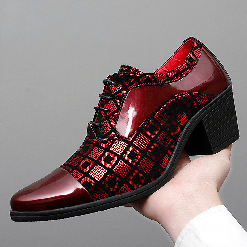 Men Shoes H&M - 男性フォーマルシューズハイヒールビジネスドレスシューズ男性オックスフォードポインテッドトゥフォーマルシューズ男性の高級ウェディングパーティー革靴