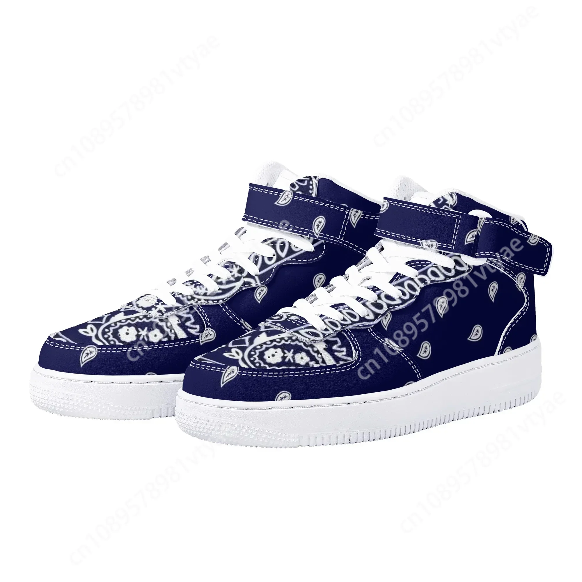 Men Shoes Running Sale - 新着バンダナプリント男性バスケットボールスニーカーレジャーシューズトゥルーサイズランニングシューズ工場直接販売