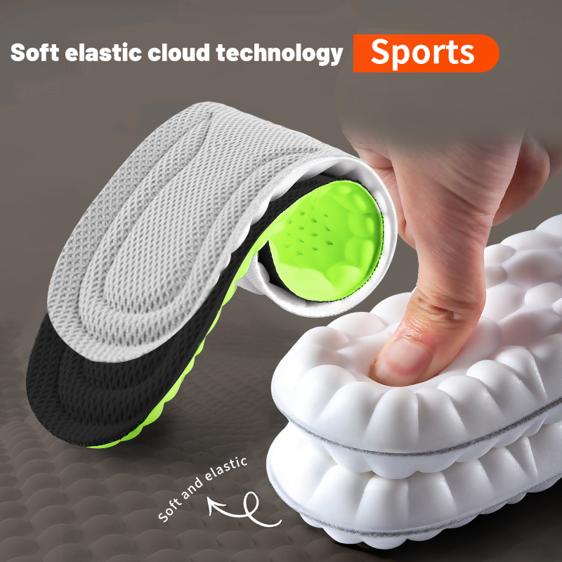 Men'S Shoes With Memory Foam - 1 ペアのメモリーフォームインソール靴用男性女性ナノ抗菌マッサージスポーツインソール足整形外科ケア靴底パッド
