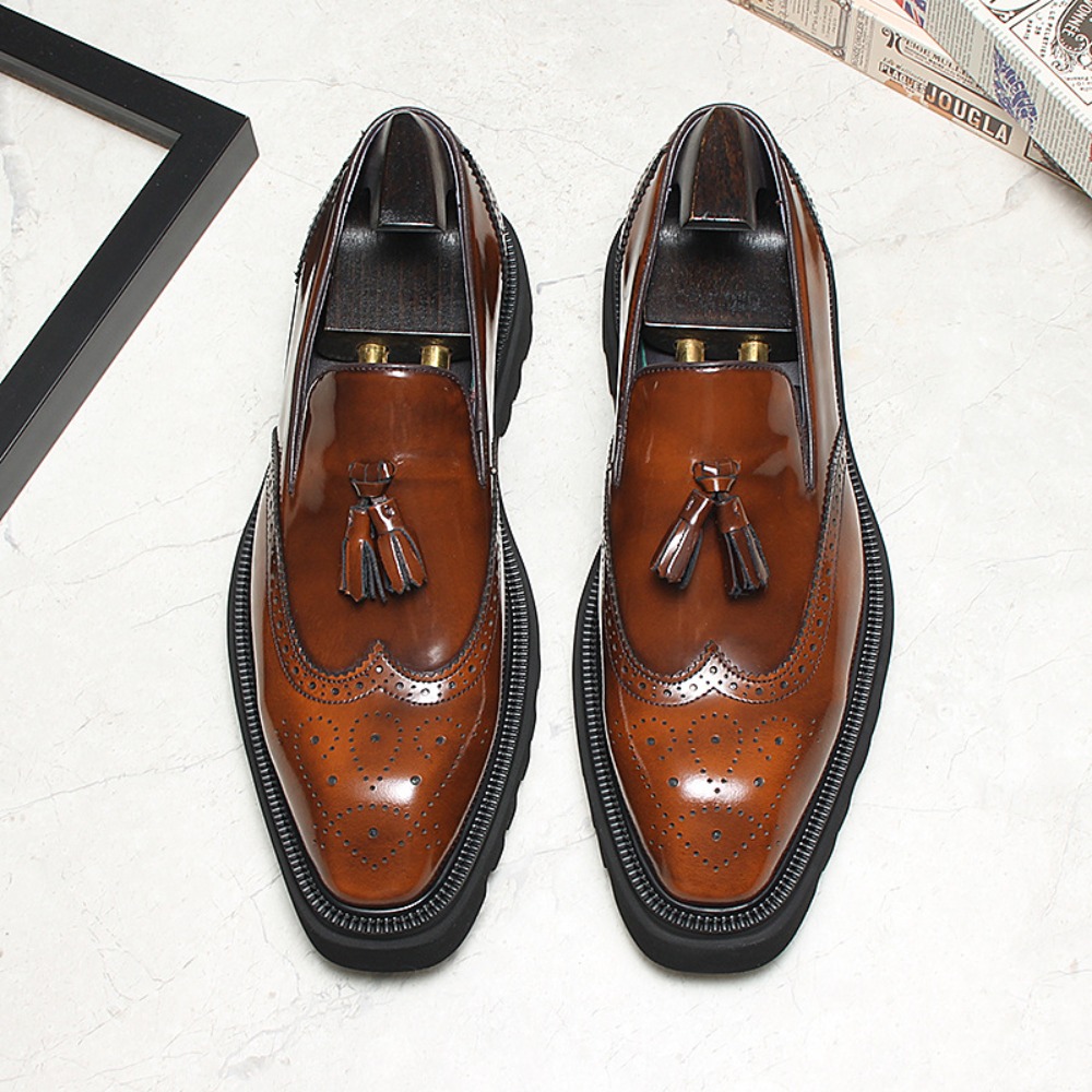 Men Shoes Eu To Us - メンズカジュアルビジネスレザーシューズ メンズバックルスクエアトゥドレスオフィスフラットシューズ メンズファッションウェディングパーティーオックスフォード EUサイズ 37-44