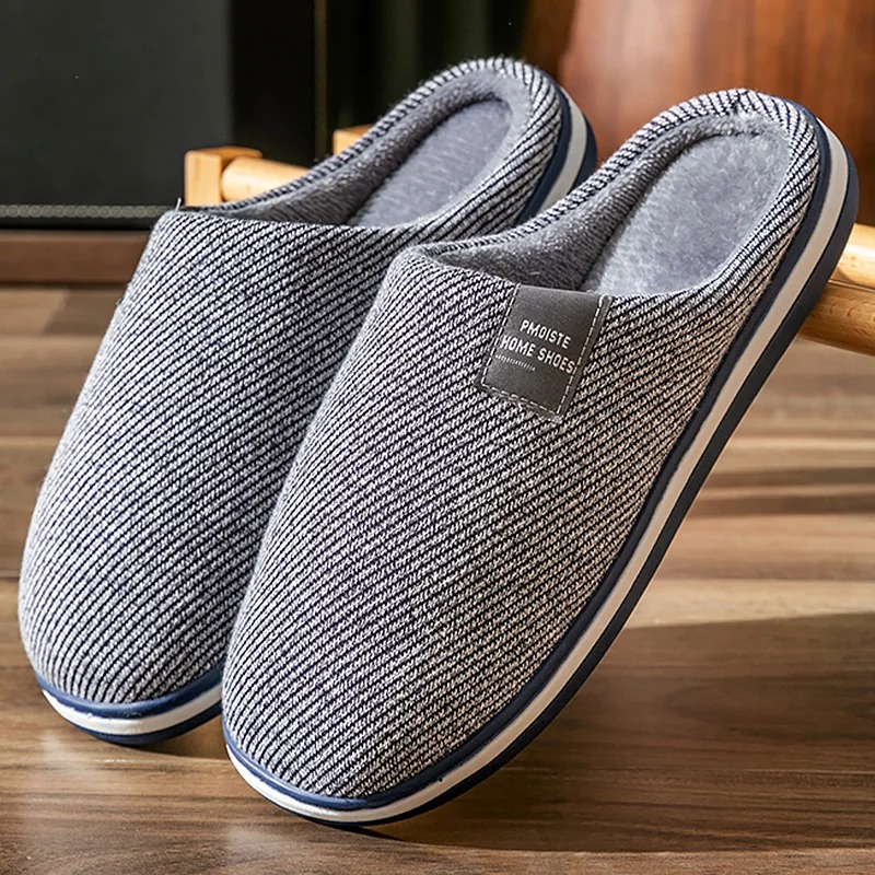 Men'S Shoes With Memory Foam - メンズ用寝室スリッパ メモリーフォーム 暖かい ソフト 滑り止め 耐摩耗性