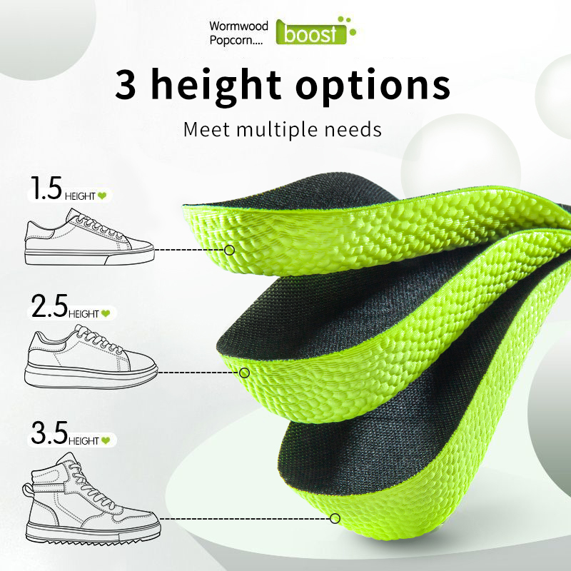 Men'S Shoes With Memory Foam - 低反発身長増加インソール男性女性靴偏平足アーチサポート整形外科インソールスニーカーヒールリフトケアインソール