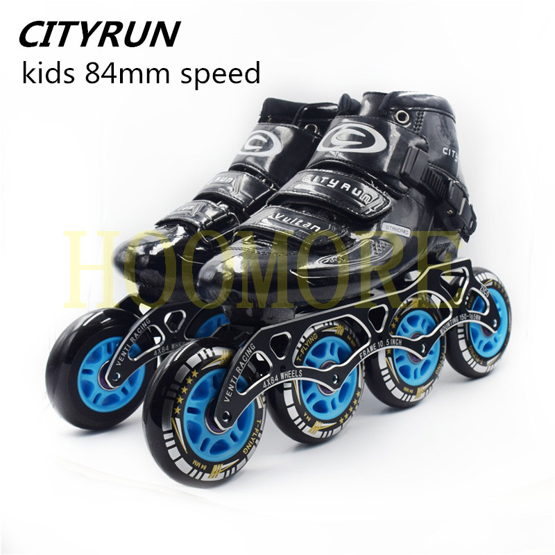 Men Shoes Eu To Us - Cityrun-子供用スピードスケート,4輪,カーボンファイバー,84mm,男の子と女の子用,ヨーロッパサイズ30-36