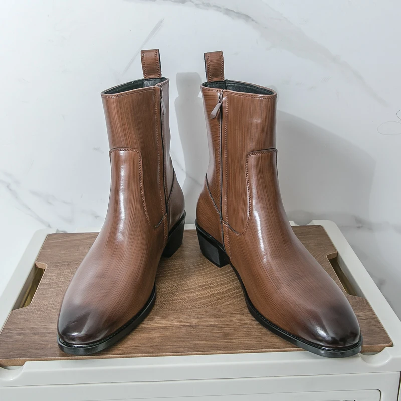 クラシックで快適なアンクルブーツ、ボタスファッション、メンズ - Men Shoes Classic のレビューと価格