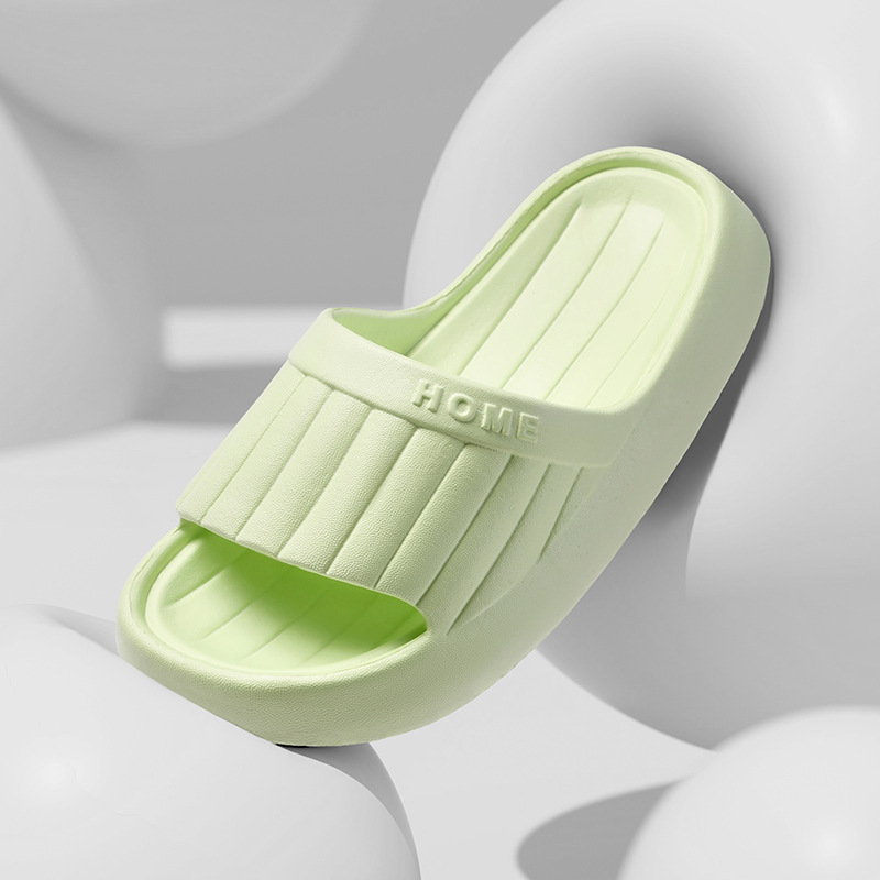 夏素敵な無地ホームスリッパ女性男性用ノンスリップEVAバスル - Men'S Shoes Non Slip のレビューと価格