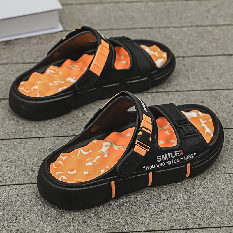 旅行必需品 メンズサマースリッパ 快適 滑り止め 長距離屋外 - Men Shoes Must Have のレビューと価格