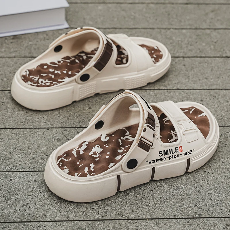 旅行必需品 メンズサマースリッパ 快適 滑り止め 長距離屋外 - Men Shoes Must Have のレビューと価格
