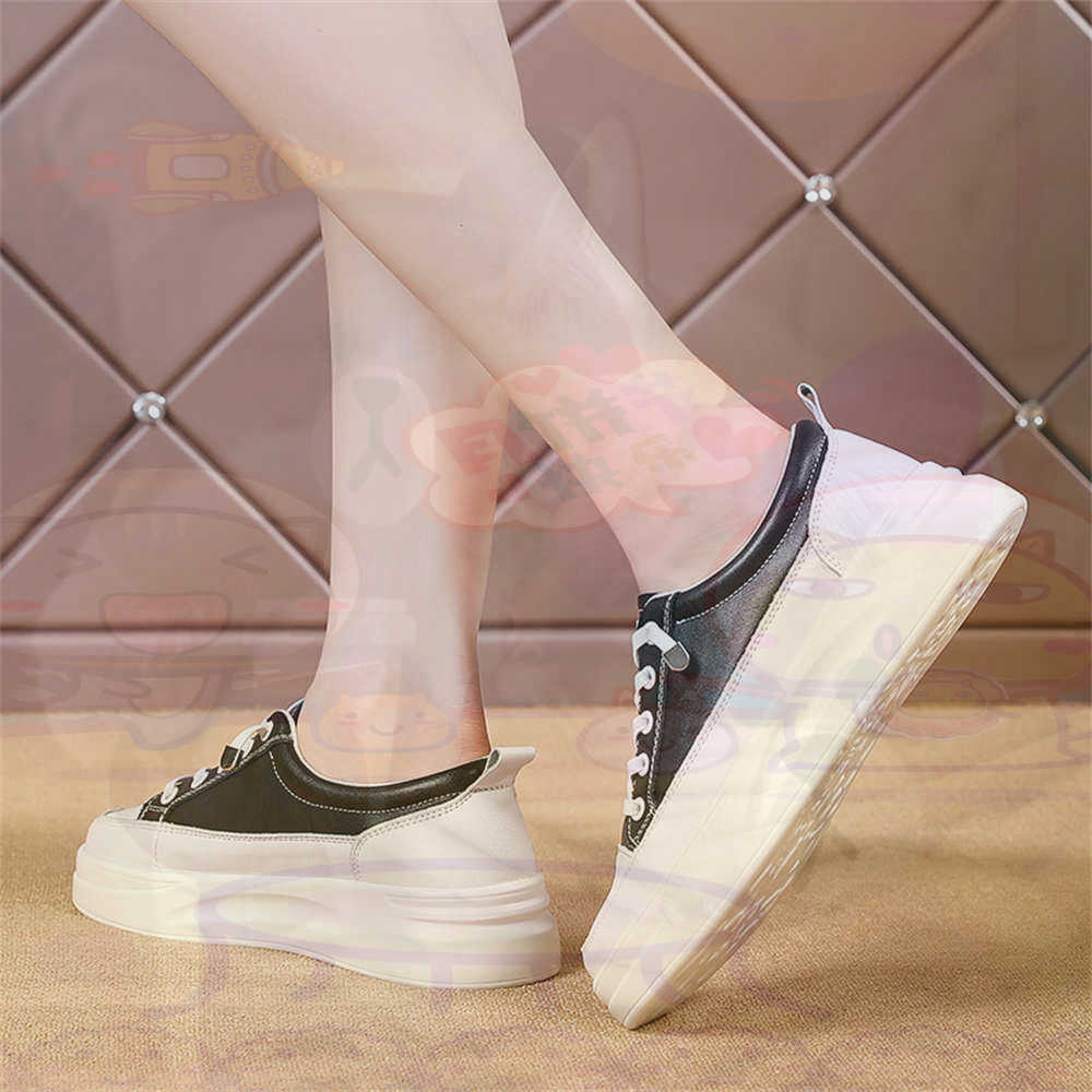 レースアップ分厚いローファー女性スケートボードスポーツシュー - Men Shoes Types Name のレビューと価格