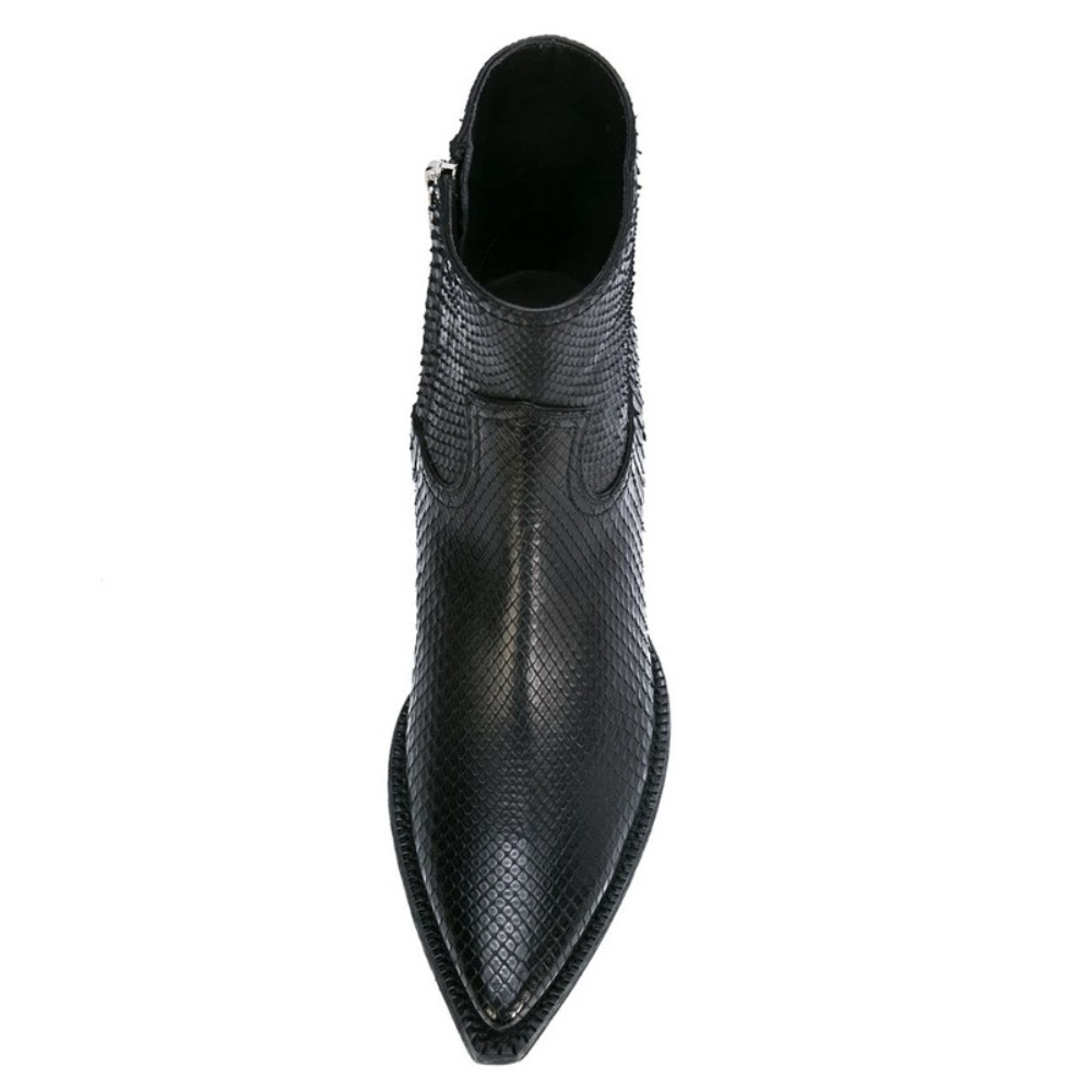 男チェルシーブーツ本革アンクルブーツビジネスポインテッドトゥ - Men Shoes H&M のレビューと価格