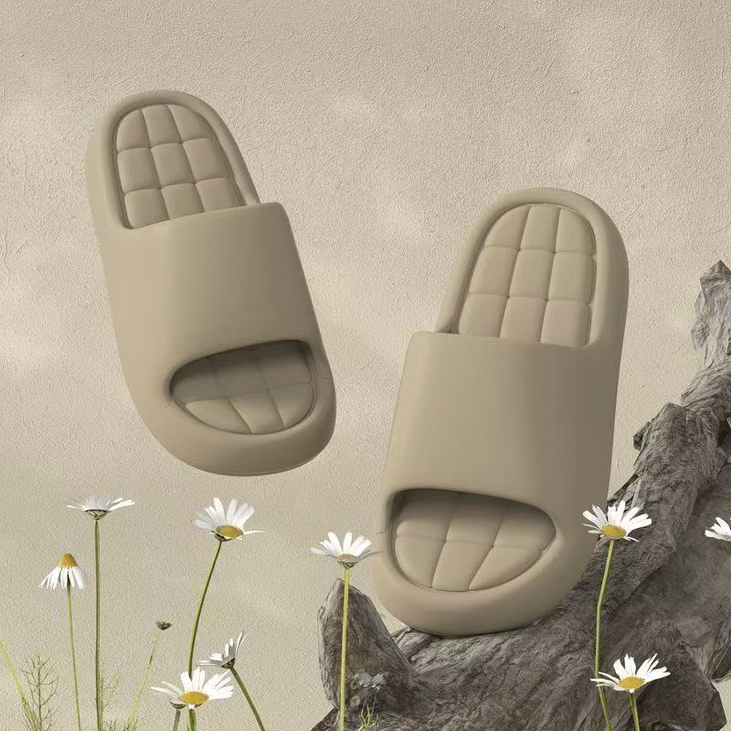 女性の夏のスリッパ浴室シャワーシューズ厚いソフトソールノンス - Men'S Shoes Non Slip のレビューと価格