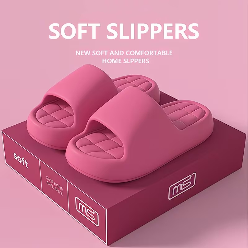 女性の夏のスリッパ浴室シャワーシューズ厚いソフトソールノンス - Men'S Shoes Non Slip のレビューと価格