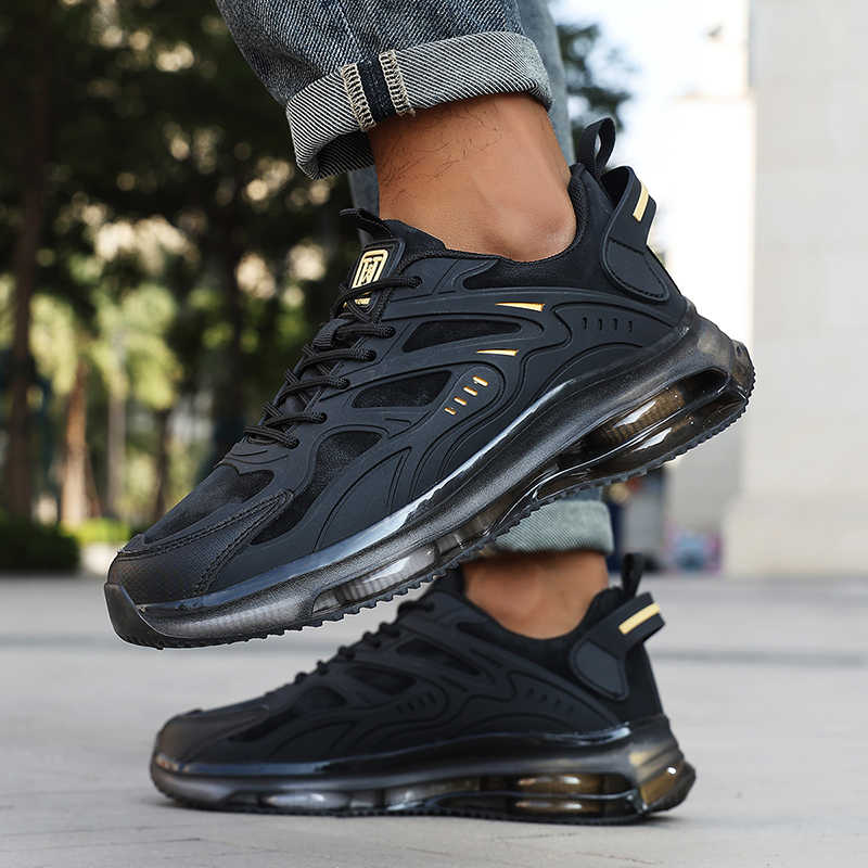 本革ロードスケートボード織りメンズシューズスニーカーオールブ - Men Shoes Black のレビューと価格