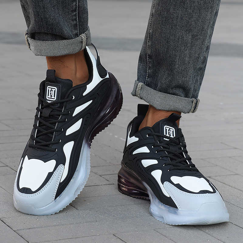 本革ロードスケートボード織りメンズシューズスニーカーオールブ - Men Shoes Black のレビューと価格
