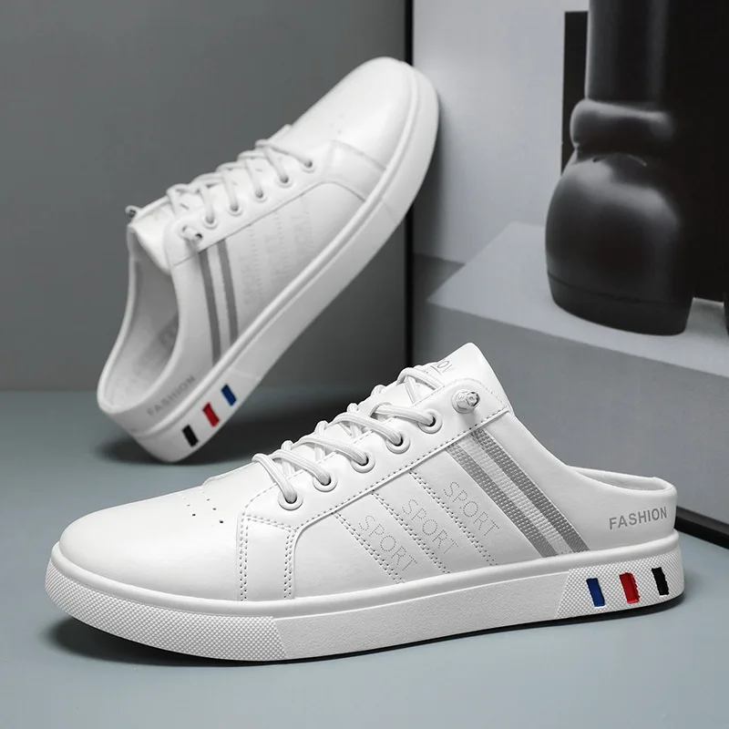 夏の必需品ハイエンドメンズハーフスリッパ、ファッション -  - Men Shoes Must Have のレビューと価格
