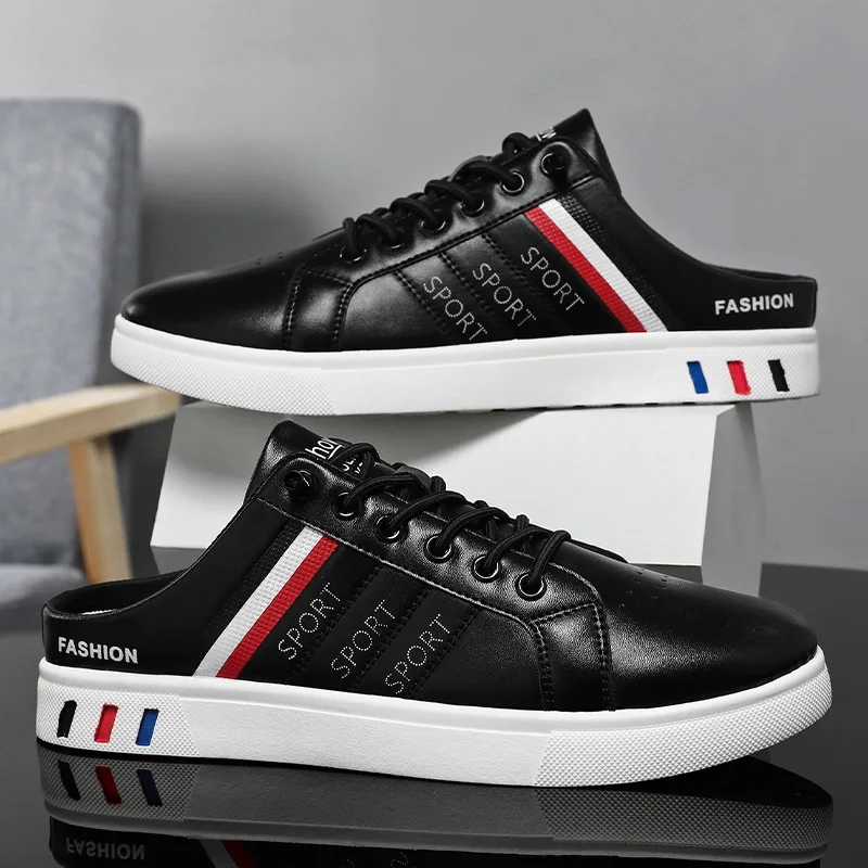 夏の必需品ハイエンドメンズハーフスリッパ、ファッション -  - Men Shoes Must Have のレビューと価格