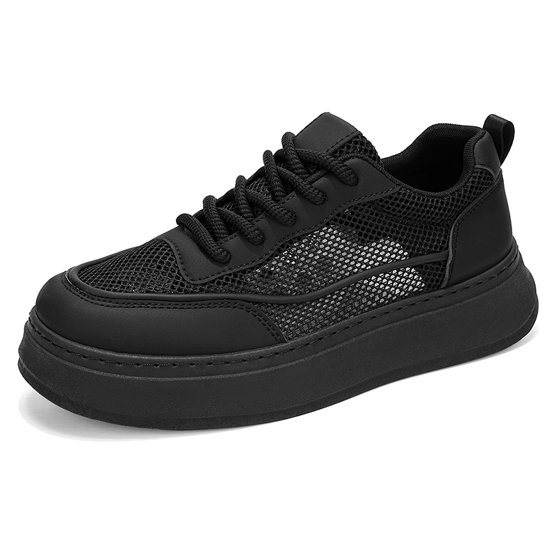 メンズ通気性メッシュプラットフォームスケートシューズ夏軽量カ - Men Shoes Eu To Us のレビューと価格
