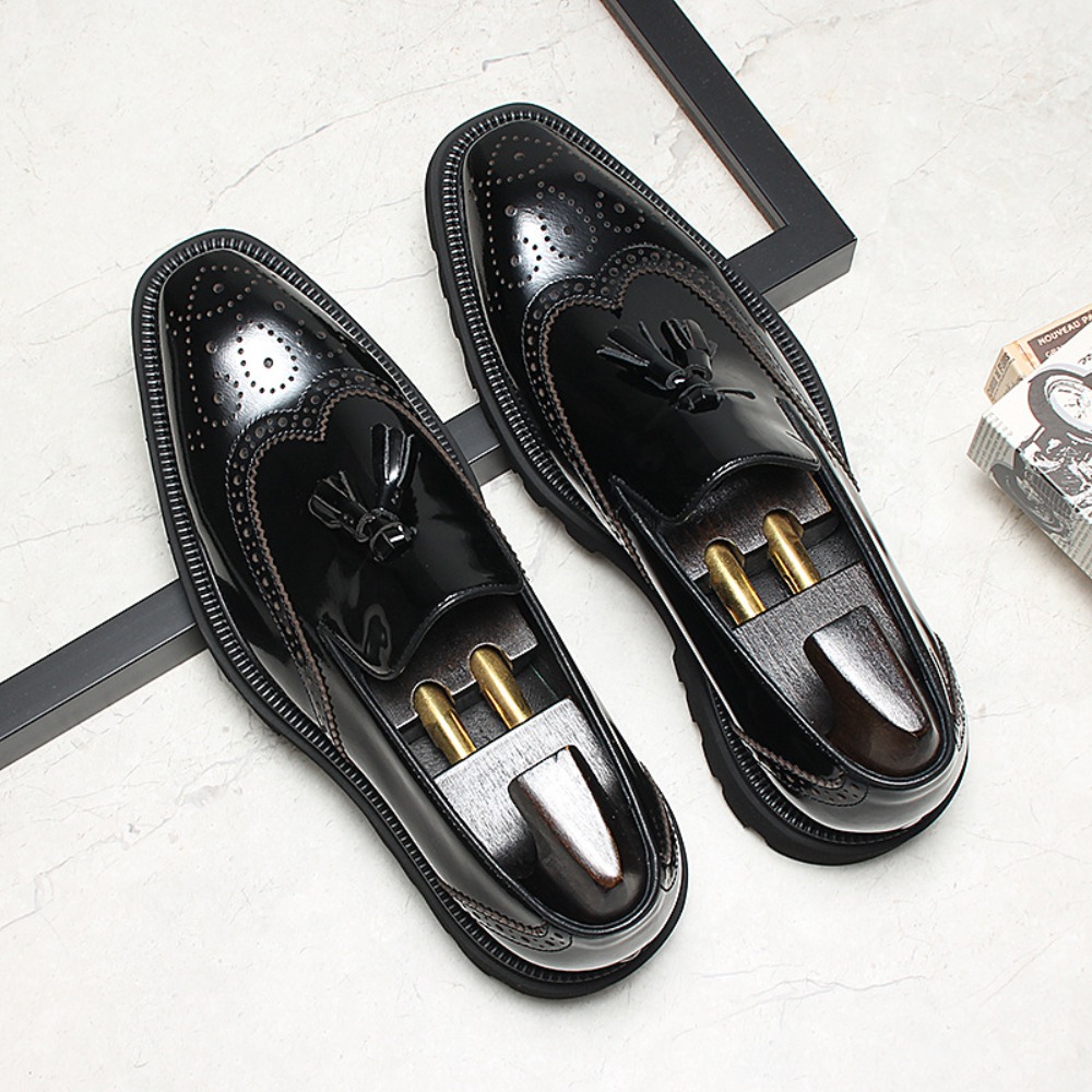メンズカジュアルビジネスレザーシューズ メンズバックルスクエ - Men Shoes Eu To Us のレビューと価格