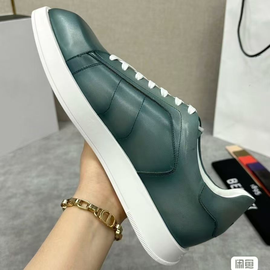 特大サイズ 本革 牛革 メンズシューズ ウォーキングスニーカ - Men Shoes Eu To Us のレビューと価格