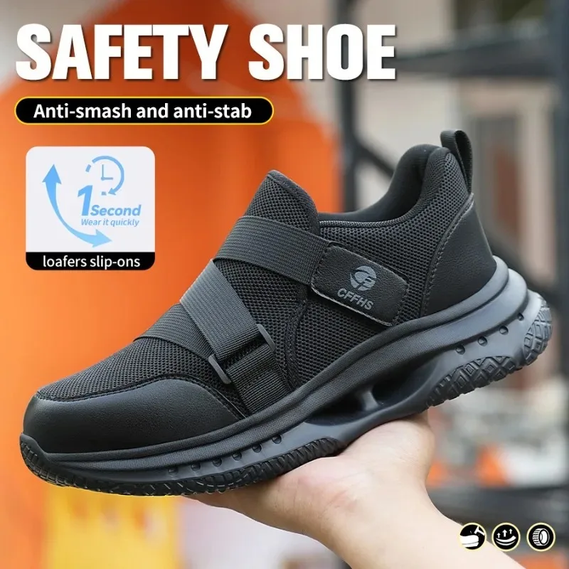 軽量で通気性のある労働保護靴は、男性向けの軽量で耐衝撃性、耐 - Men Shoes Must Have のレビューと価格