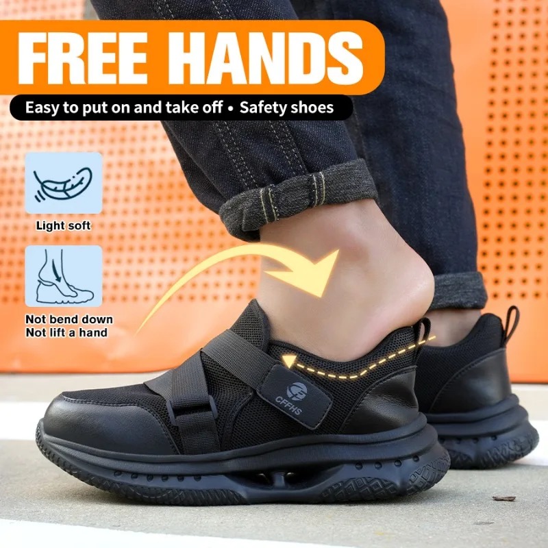 軽量で通気性のある労働保護靴は、男性向けの軽量で耐衝撃性、耐 - Men Shoes Must Have のレビューと価格