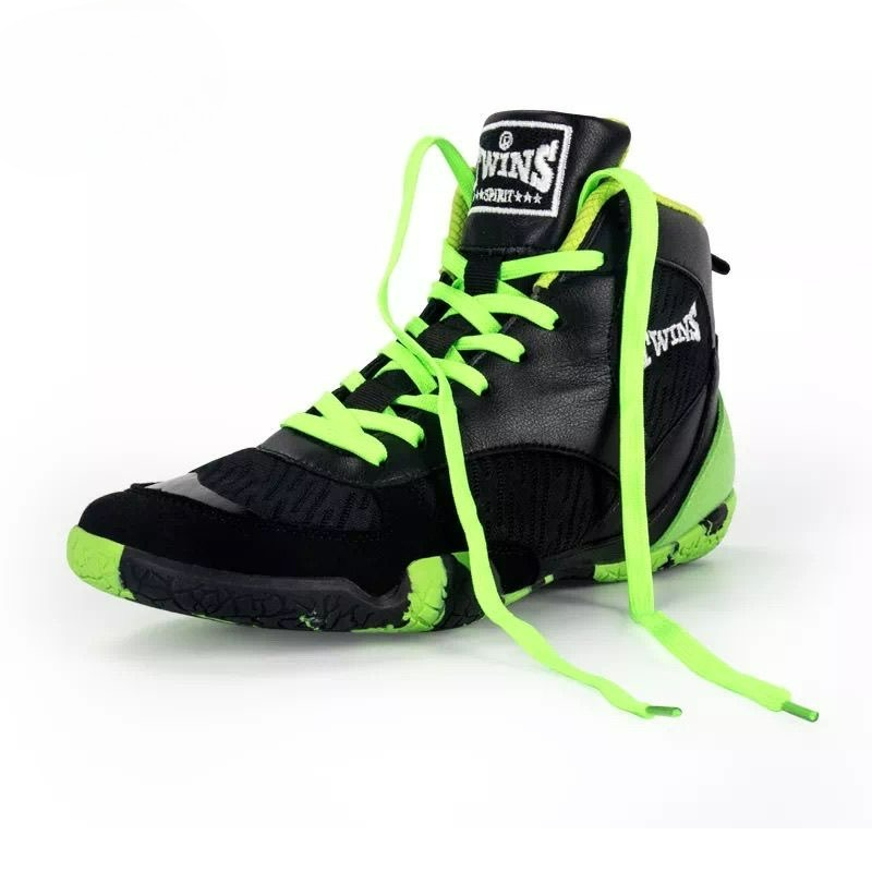 プロレスブーツ男性用女性用ブラックホワイトボクシングスニーカ - Men'S Shoes Vs Women'S Size のレビューと価格