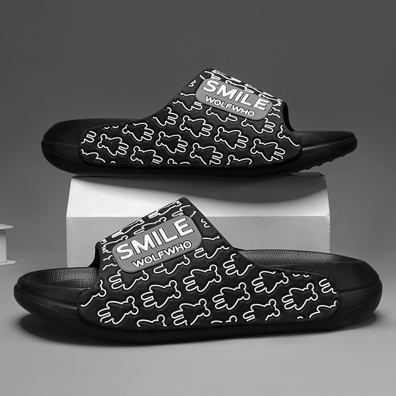 夏のメンズスリッパ、滑り止めサンダル、厚底ソフトプラットフォ - Men'S Shoes Non Slip のレビューと価格
