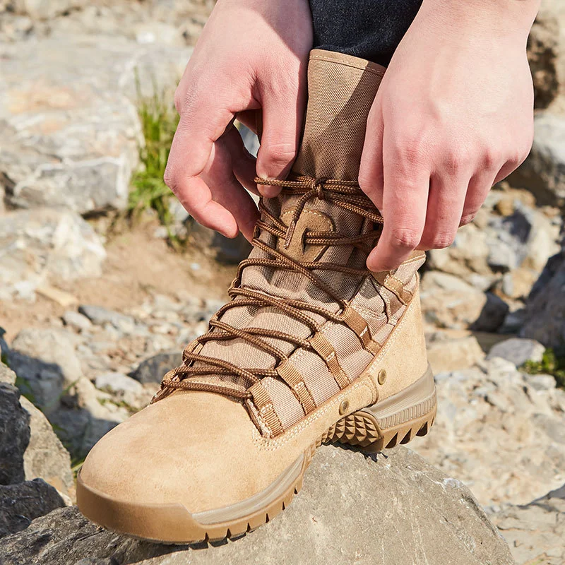 ホットタクティカルEU 38-46ハイチューブデザートブーツ - Men Shoes Eu To Us のレビューと価格