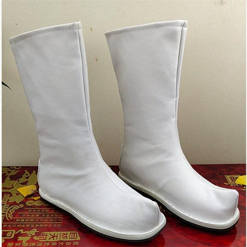 男性と女性のための伝統的な漢服の衣装の靴,白い靴,黒,刺繍さ - Men Shoes White Colour のレビューと価格