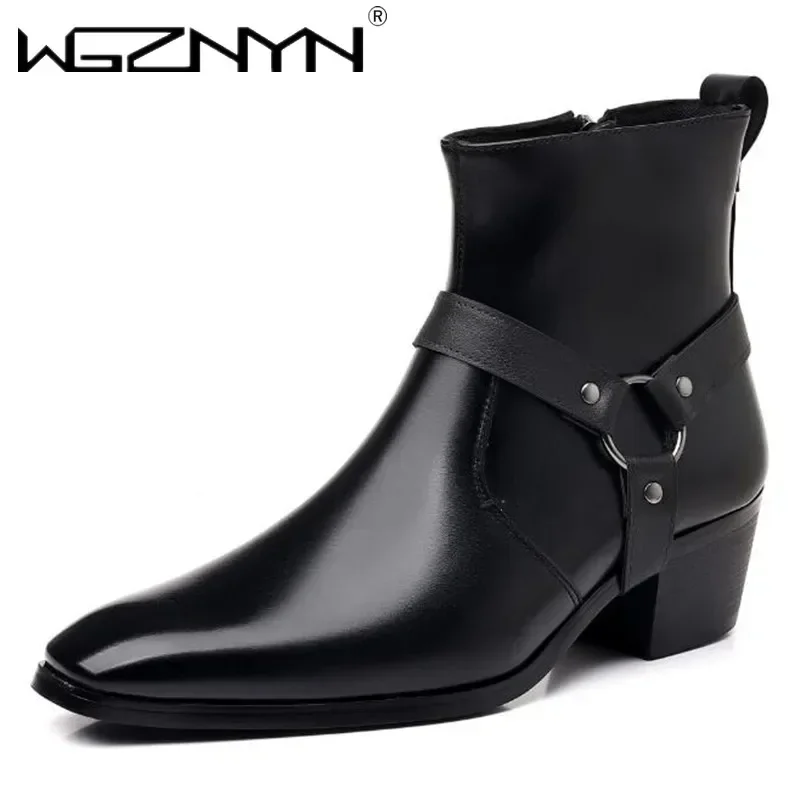 2026 メンズファッションデザイナーチェルシーブーツ高級高 - Men Shoes For Wedding のレビューと価格