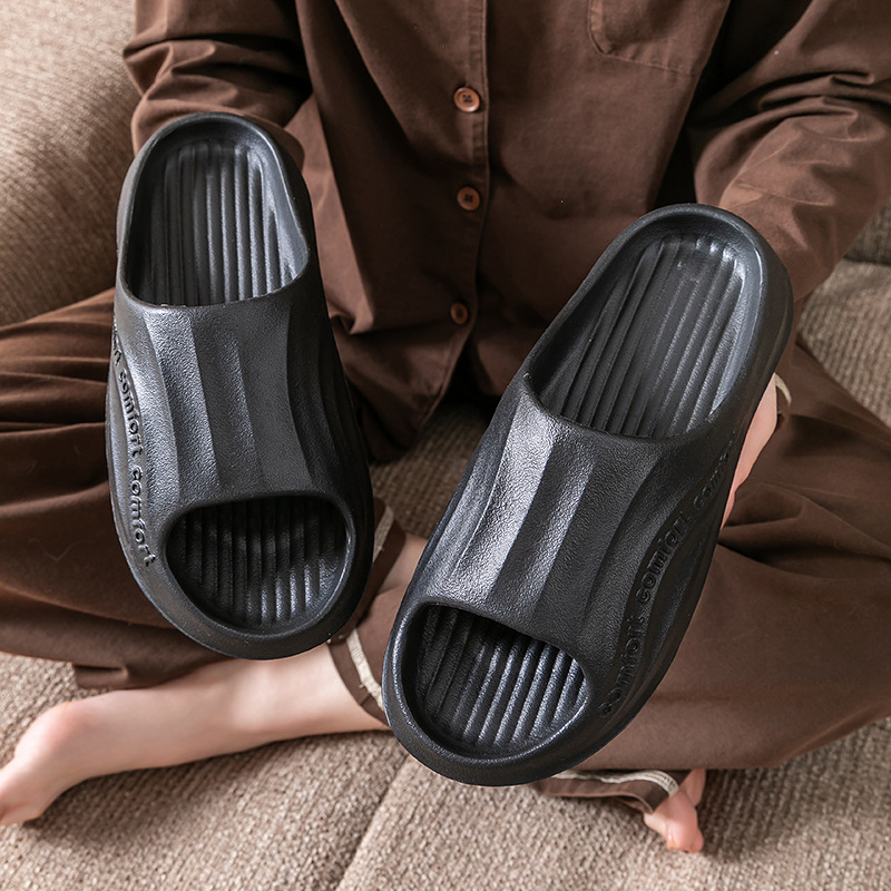 女性男性夏 EVA スリッパソフトノンスリップビーチサンダル - Men'S Shoes Non Slip のレビューと価格