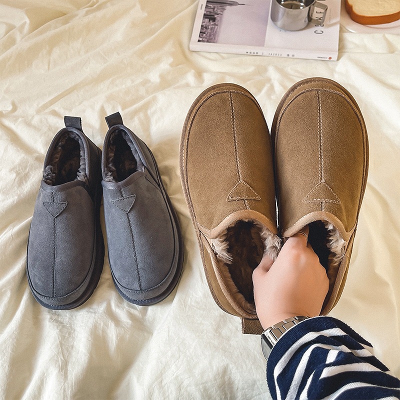 冬用男女兼用本革スノーブーツ2026新デザイン女性用ファッシ - Men Shoes Classic のレビューと価格