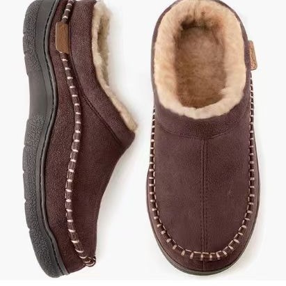 男性スリッパ冬屋内低反発ぬいぐるみ暖かい居心地の良い高級ハウ - Men'S Shoes With Memory Foam のレビューと価格