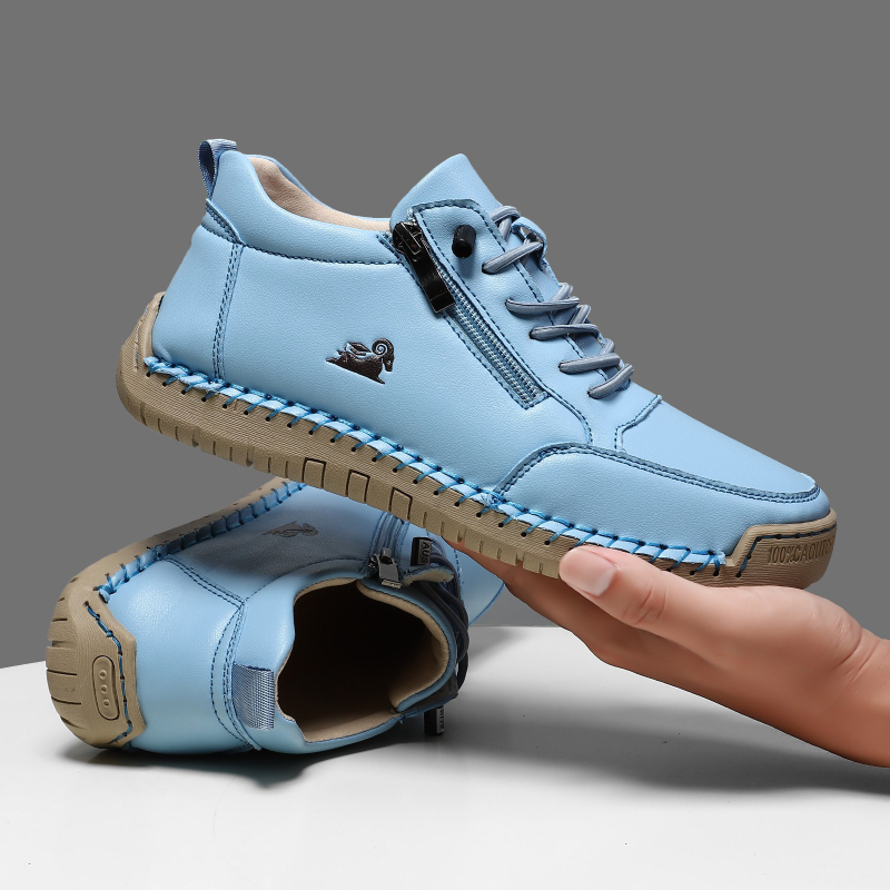 女性用スニーカー手作りレザーカジュアルシューズアウトドアソフ - Men Shoes Classic のレビューと価格