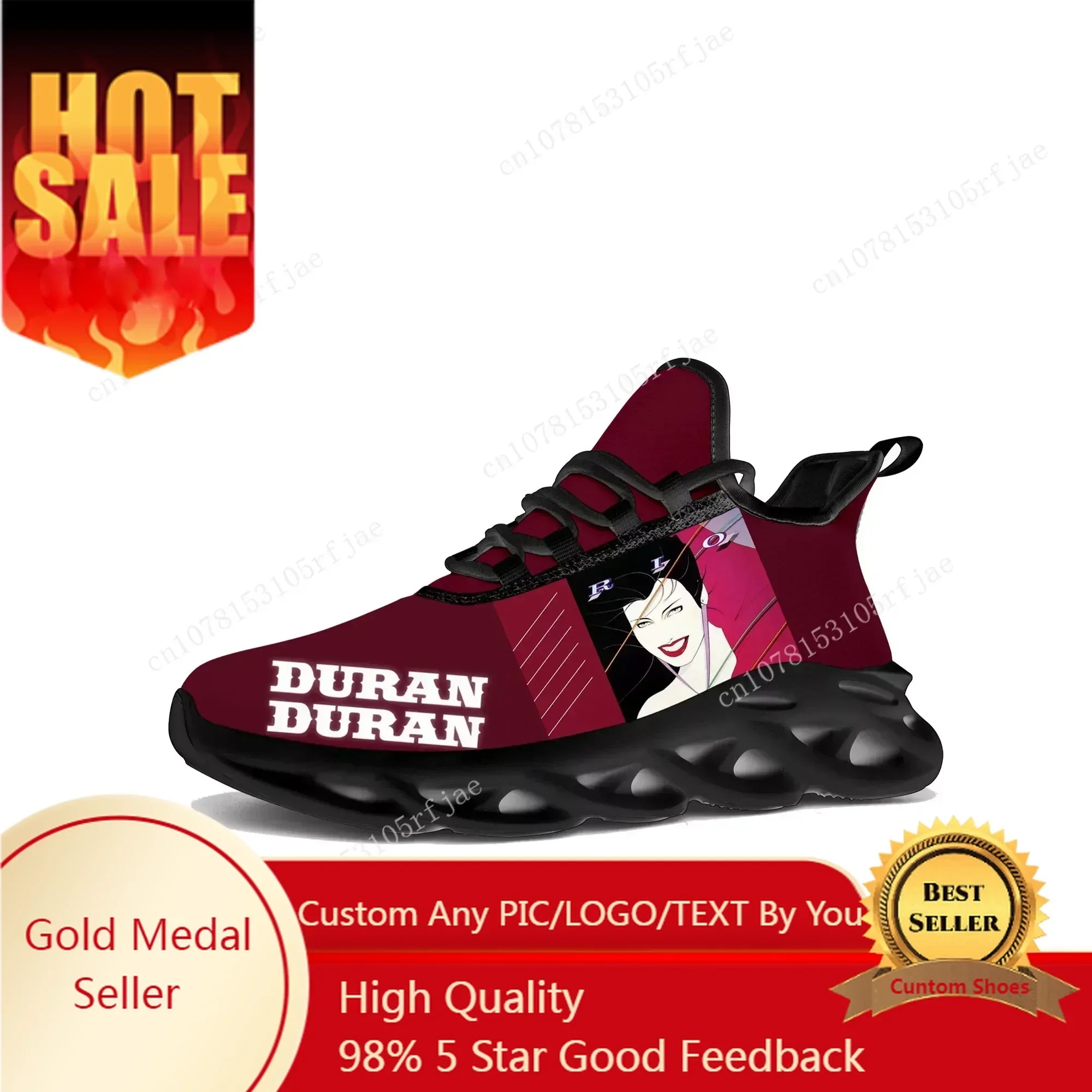 デュランデュラン フラットスニーカー メンズ レディース ダ - Men Shoes Black のレビューと価格