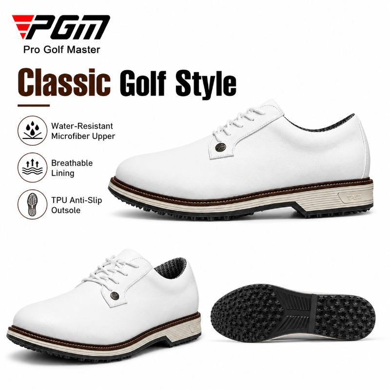 PGM メンズ 防水ゴルフシューズ アンチスリップ マイクロ - Men Shoes Eu To Us のレビューと価格
